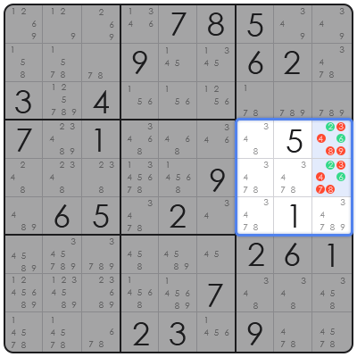 locked candidate sudoku